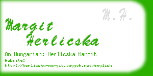 margit herlicska business card